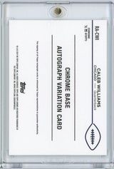 2024 Topps Chrome Caleb Williams #RACWI /99 Green Refractor Auto Rookie RC Football Card