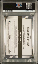 2023 Topps Inception Inception Autograph Patch Green Oneil Cruz #Iapocr /99 PSA 9