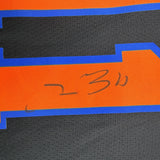 Autographed/Signed Jalen Brunson New York NY Knicks Black Authentic Basketball Jersey PSA/DNA COA