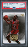 Graded 2009 UD Upper Deck Michael Jordan #13 Legacy Gold 50 PTS in 1986 Opener Basketball Card PSA 10 Gem Mint