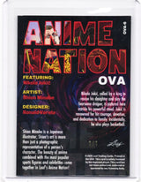 2026 Leaf Nikola Jokic #OVA6 Anime Nation Gold 1/1 Denver Nuggets Basketball Card