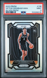 2023 Panini Prizm Silver Victor Wembanyama #136 PSA 9
