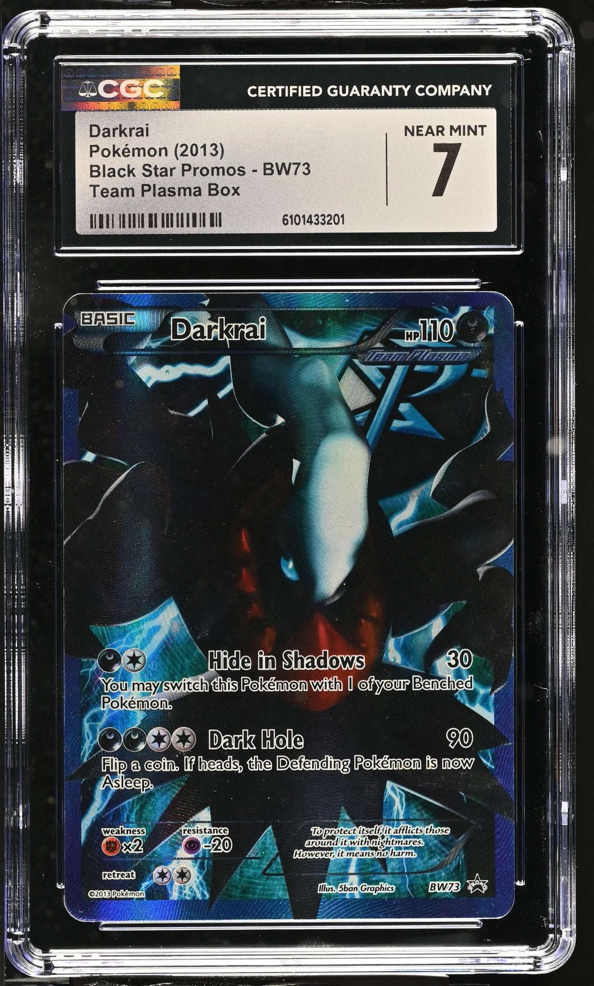 2013 Black Star Promos #Bw73 Darkrai Team Plasma Box CGC 7