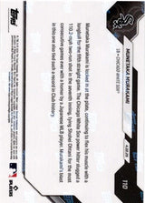 2026 Topps Now Munetaka Murakami #110 Black Foil /10 5th Straight Game with Home Run Ties Ohtanis Mark Chicago White Sox Rookie RC Baseball Card