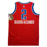 Autographed/Signed Shai Gilgeous-Alexander SGA Oklahoma City OKC Thunder Orange Authentic Basketball Jersey JSA COA