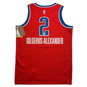 Autographed/Signed Shai Gilgeous-Alexander SGA Oklahoma City OKC Thunder Orange Authentic Basketball Jersey JSA COA