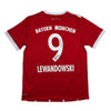 Autographed/Signed Robert Lewandowski Bayern Munich Red Soccer Futbol Jersey Beckett BAS COA