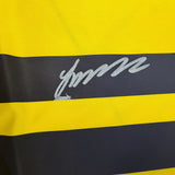 Autographed/Signed James Rodriguez Columbia Yellow Soccer Futbol Jersey Beckett BAS COA