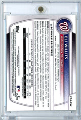 2025 Topps Bowman Chrome Eli Willits #CPAEW 1st Bowman Auto Rookie RC Baseball Card