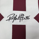 Framed Autographed/Signed Roy Williams 35x39 Oklahoma Maroon College Football Jersey Beckett BAS COA
