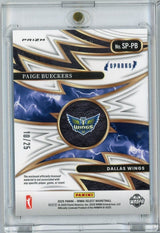 2025 Panini Select WNBA Paige Bueckers #SP-PB Tie Dye Sparks Relic /25 Rookie RC Basketball Card