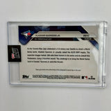 2025 Topps Now Vladimir Guerrero Jr #891C Foilfractor Auto 1/1 Slugger Named ALCS MVP After Dominant 3 HR Series Toronto Blue Jays Baseball Card