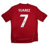 Autographed/Signed Luis Suarez Liverpool Red Soccer Futbol Jersey Beckett BAS COA
