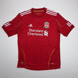 Autographed/Signed Luis Suarez Liverpool Red Soccer Futbol Jersey Beckett BAS COA