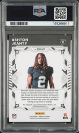 Graded 2025 Panini Donruss Ashton Jeanty #ESRAJY Elite Series Rookies Auto /99 Rookie RC Football Card Authentic Auto PSA 10 Gem Mint