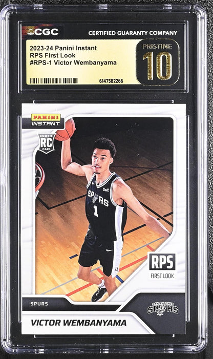 2023 Instant #Rps-1 Victor Wembanyama Rps First Look 1 CGC 10