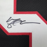 Framed Autographed/Signed Michael Crabtree 35x39 Texas Tech Black College Football Jersey JSA COA