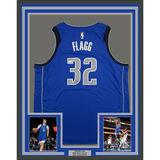 Framed Autographed/Signed Cooper Flagg 35x39 Dallas Mavericks Royal Blue Authentic Basketball Jersey PSA/DNA COA