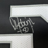 Autographed/Signed David Robinson San Antonio White Basketball Jersey Beckett BAS COA