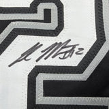Framed Autographed/Signed Colson Montgomery 35x39 Chicago Black Baseball Jersey Beckett BAS COA