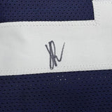Framed Autographed/Signed Jaylen Reed 35x39 Penn State Blue College Football Jersey JSA COA