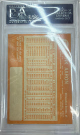 Graded 1964 Topps Hank Aaron #300 Baseball Card PSA 4 VG-EX