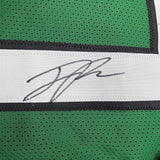 Framed Autographed/Signed Jaelan Phillips 35x39 Philadelphia Kelly Green Football Jersey PSA/DNA COA
