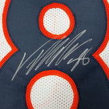 Autographed/Signed Von Miller Denver White Football Jersey Beckett BAS COA