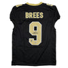 Autographed/Signed Drew Brees New Orleans Black Pro Cut Football Jersey Beckett BAS COA