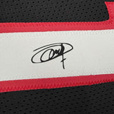 Framed Facsimile Autographed Joel Embiid 35x39 Philadelphia Retro Black Reprint Laser Auto Basketball Jersey