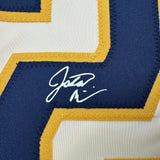 Framed Facsimile Autographed Jacob Misiorowski 35x39 Milwaukee Cream Reprint Laser Auto Baseball Jersey