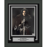 Framed Autographed/Signed Kit Harington Jon Snow Game of Thrones Longclaw 11x14 Photo Beckett BAS COA #2