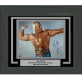 Framed Autographed/Signed Hulk Hogan 16x20 WWE WWF Hulkamania Wrestling Photo Beckett BAS COA #7