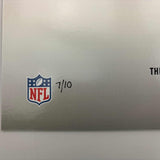 2025 Panini Instant Impressions Tetairoa McMillan #II-13 18x24 Hand Print Autographed Auto /10 Carolina Panthers Rookie RC Oversized Football Card