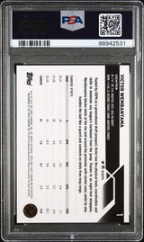 Graded 2023 Topps Chrome Victor Wembanyama #1 Blue Basketball Refractor Rookie RC Basketball Card PSA 9 Mint