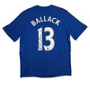 Autographed/Signed Michael Ballack Chelsea FC Blue Soccer Futbol Jersey Beckett BAS COA