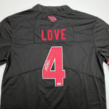 Autographed/Signed Jeremiyah Love Arizona Black Football Jersey PSA/DNA COA