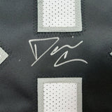 Framed Autographed/Signed Daniel Carlson 35x39 Las Vegas White Football Jersey Beckett BAS COA