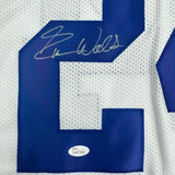 Framed Autographed/Signed Everson Walls 35x39 Dallas White Football Jersey JSA COA
