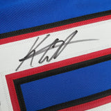 Framed Autographed/Signed Keon Coleman 35x39 Buffalo Blue Football Jersey Beckett BAS COA