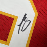 Framed Autographed/Signed LeSean McCoy 35x39 Kansas City Red Football Jersey JSA COA