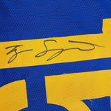 Framed Autographed/Signed Ty Simpson 35x39 Los Angeles LA Blue Football Jersey JSA COA