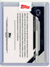 2026 Topps Bowman U Now Gavin McKenna #2A Orange Relic /25 1st Collegiate Goal Seals Penn State Comeback Penn State Nittany Lions Rookie RC Hockey Card