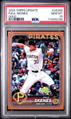 Graded 2024 Topps Update Paul Skenes #US288 Gold /2024 Rookie RC Baseball Card PSA 10 Gem Mint