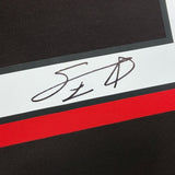 Framed Autographed/Signed Andriy Shevchenko 35x39 AC Milan Red Soccer Futbol Jersey Beckett BAS COA