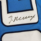 Framed Autographed/Signed Demarco Murray 35x39 Tennessee Light Blue Football Jersey JSA COA