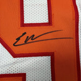 Framed Autographed/Signed Elijah Roberts 35x39 Tampa Bay Retro White Football Jersey Beckett BAS COA