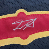 Framed Autographed/Signed Isaac Guerendo 35x39 San Francisco Black Rivalries Collection Football Jersey Beckett BAS COA