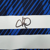 Framed Autographed/Signed Kylian Mbappe 35x39 France World Cup Blue Soccer Jersey Beckett BAS COA