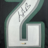Framed Autographed/Signed LeGarrette Blount 35x39 Philadelphia Black Football Jersey JSA COA
